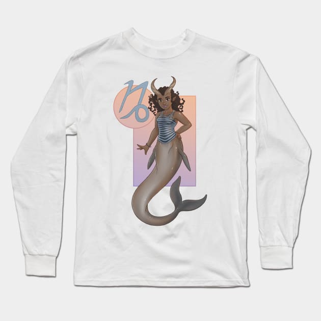 Monster Girls - Capricorn Long Sleeve T-Shirt by jpowersart